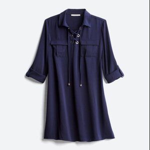 Stitchfix Navy Blue Nahara Shirt Dress